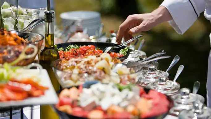 Här hittar du aktuella cateringmenyer